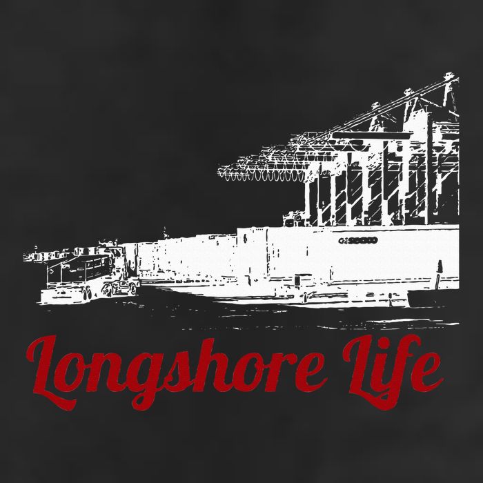 Longshore Life Ilwu Cranes Containers Utr Cool Comfort Performance Bucket Hat