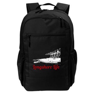 Longshore Life Ilwu Cranes Containers Utr Backpack