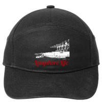 Longshore Life Ilwu Cranes Containers Utr 7-Panel Snapback Hat