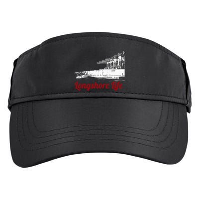 Longshore Life Ilwu Cranes Containers Utr Adult Drive Performance Visor