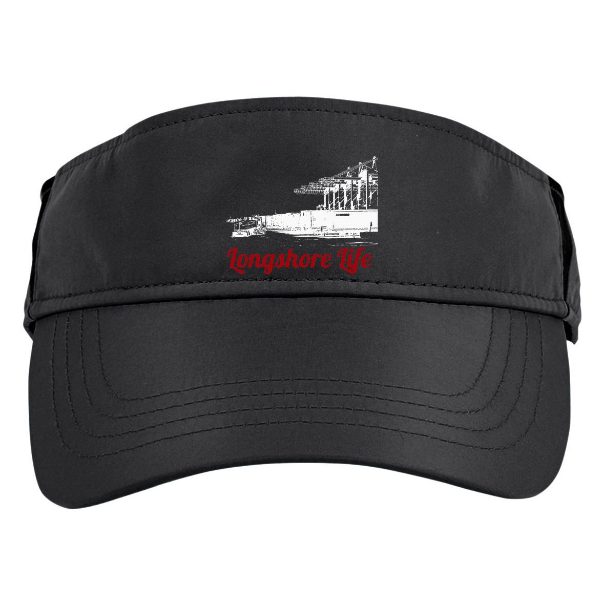 Longshore Life Ilwu Cranes Containers Utr Adult Drive Performance Visor