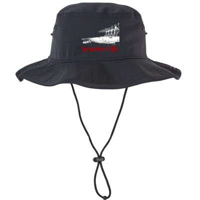 Longshore Life Ilwu Cranes Containers Utr Bucket Hat