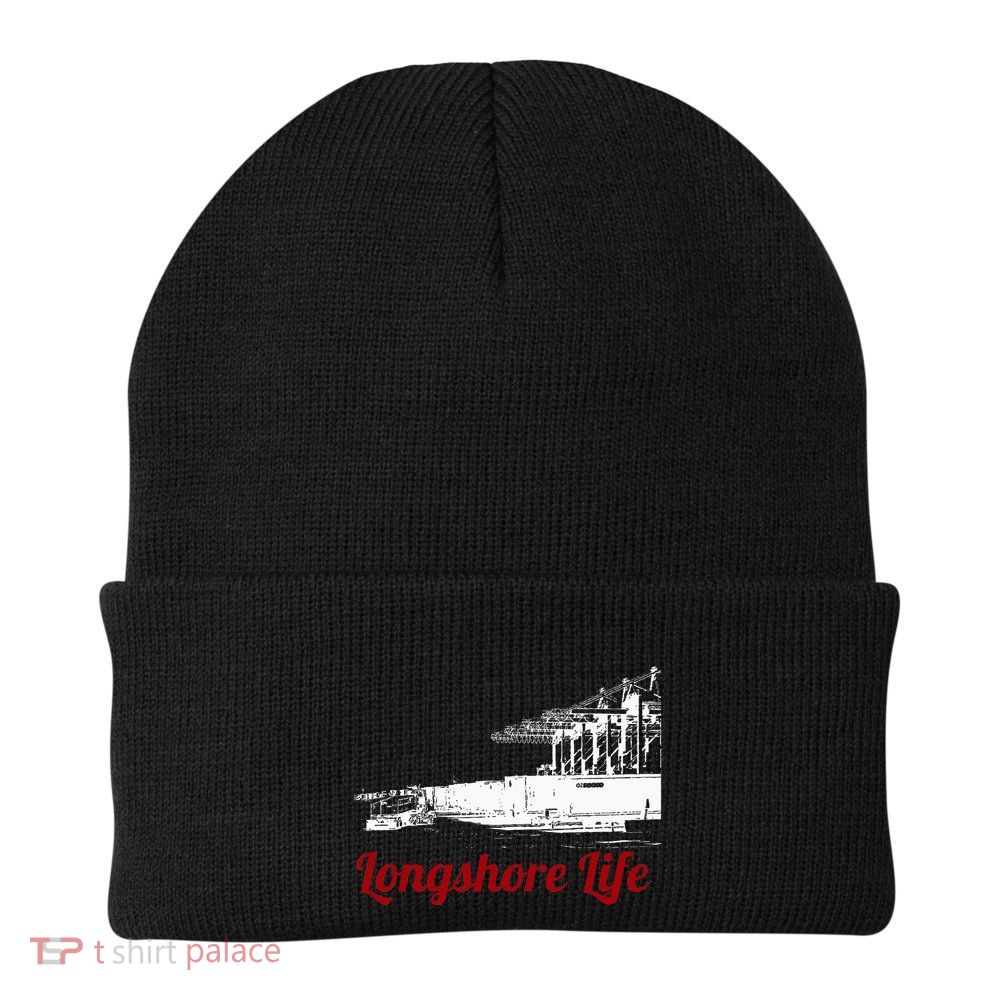 Longshore Life Ilwu Cranes Containers Utr Beanie