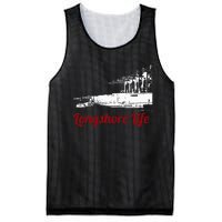 Longshore Life Ilwu Cranes Containers Utr Mesh Reversible Basketball Jersey Tank