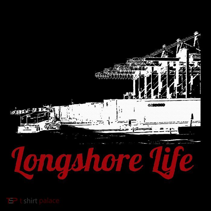 Longshore Life Ilwu Cranes Containers Utr Poster