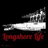 Longshore Life Ilwu Cranes Containers Utr Short Acrylic Beanie