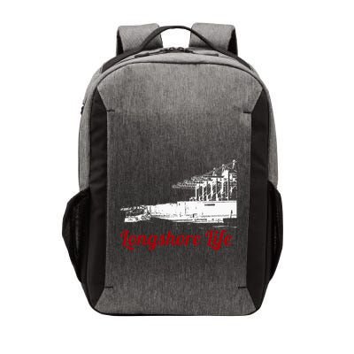 Longshore Life Ilwu Cranes Containers Utr Vector Backpack