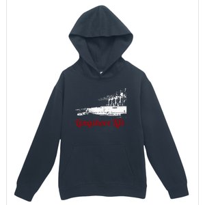 Longshore Life Ilwu Cranes Containers Utr Urban Pullover Hoodie