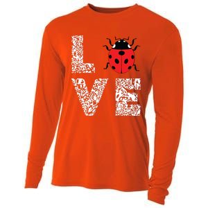 Ladybugs Love Insects Bugs Entomology Sweet Cooling Performance Long Sleeve Crew