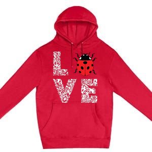 Ladybugs Love Insects Bugs Entomology Sweet Premium Pullover Hoodie