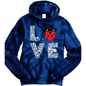 Ladybugs Love Insects Bugs Entomology Sweet Tie Dye Hoodie