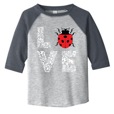 Ladybugs Love Insects Bugs Entomology Sweet Toddler Fine Jersey T-Shirt