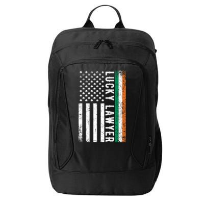 Lucky Lawyer Irish American Flag St Patricks Day Gift City Backpack