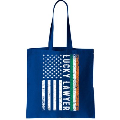 Lucky Lawyer Irish American Flag St Patricks Day Gift Tote Bag