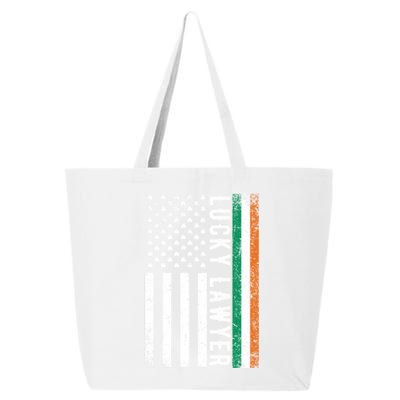 Lucky Lawyer Irish American Flag St Patricks Day Gift 25L Jumbo Tote