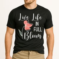 Live Life In Full Bloom Flower Cooling Performance Crew T-Shirt