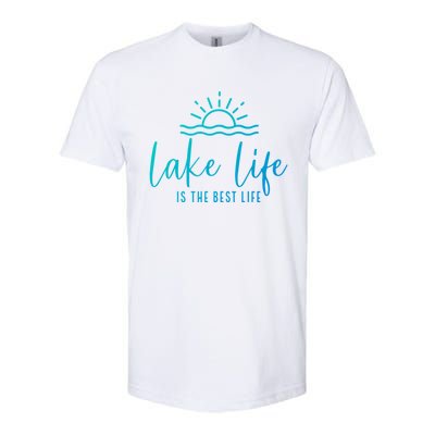 Lake Life Is The Best Life Lake Vibes Summer Vacation Gift Softstyle CVC T-Shirt