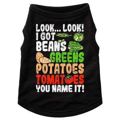 Look Look I Got Beans Greens Potatoes Tomatoes You Name It Doggie Tank