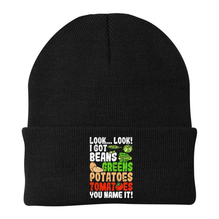 Look Look I Got Beans Greens Potatoes Tomatoes You Name It Beanie