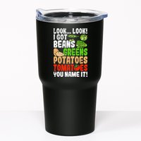 Look Look I Got Beans Greens Potatoes Tomatoes You Name It Tumbler