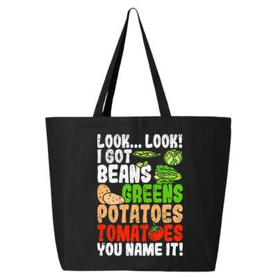 Look Look I Got Beans Greens Potatoes Tomatoes You Name It 25L Jumbo Tote