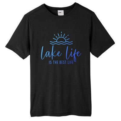 Lake Life Is The Best Life Lake Vibes Summer Vacation Gift Tall Fusion ChromaSoft Performance T-Shirt