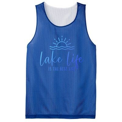 Lake Life Is The Best Life Lake Vibes Summer Vacation Gift Mesh Reversible Basketball Jersey Tank