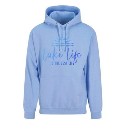 Lake Life Is The Best Life Lake Vibes Summer Vacation Gift Unisex Surf Hoodie