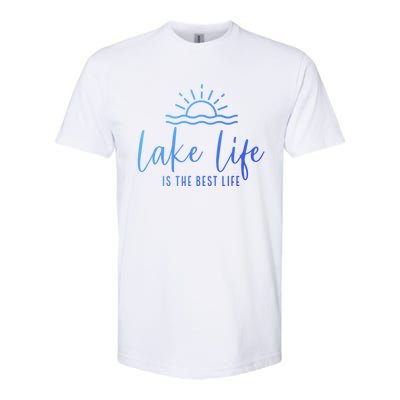 Lake Life Is The Best Life Lake Vibes Summer Vacation Gift Softstyle CVC T-Shirt