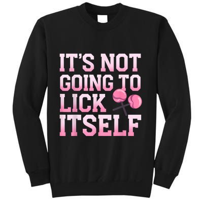 Lollipop Lick It Not Going To Lick Itself Candy Sweet Sweatshirt