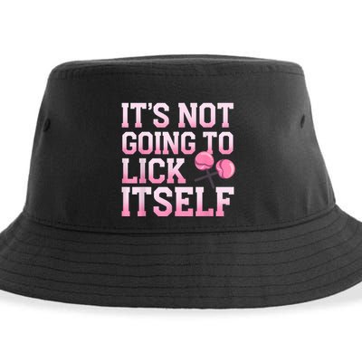 Lollipop Lick It Not Going To Lick Itself Candy Sweet Sustainable Bucket Hat