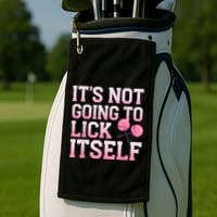 Lollipop Lick It Not Going To Lick Itself Candy Sweet Golf Towel