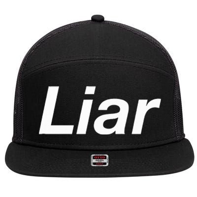 Liar 7 Panel Mesh Trucker Snapback Hat