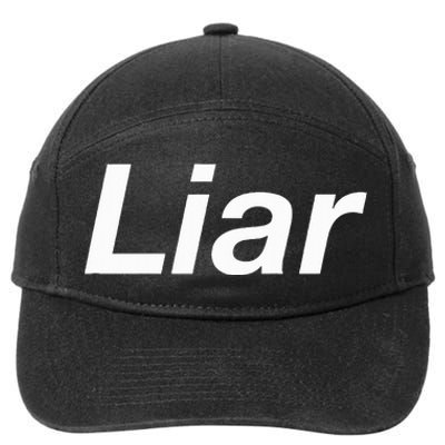 Liar 7-Panel Snapback Hat