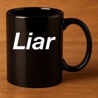 Liar 11oz C Handle Ceramic Mug