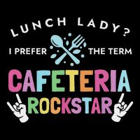 Lunch Lady I Prefer The Term Cafeteria Rockstar Lunch Lady Short Acrylic Beanie