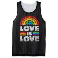 L.G.B.T.Q Love Is Love G.A.Y Pride Lgbt Ally Rainbow Flag Vintage Mesh Reversible Basketball Jersey Tank