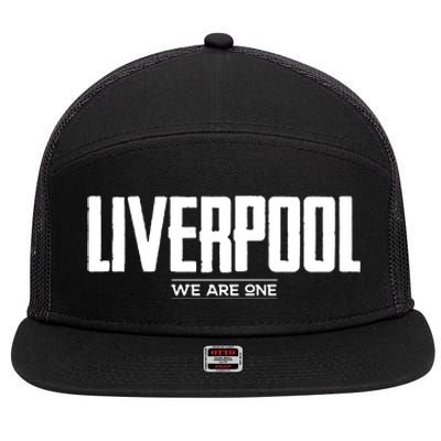 Liverpool 7 Panel Mesh Trucker Snapback Hat