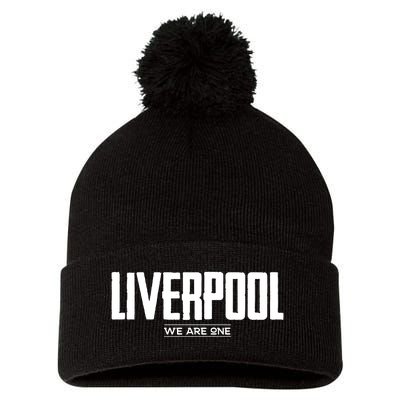 Liverpool Pom Pom 12in Knit Beanie