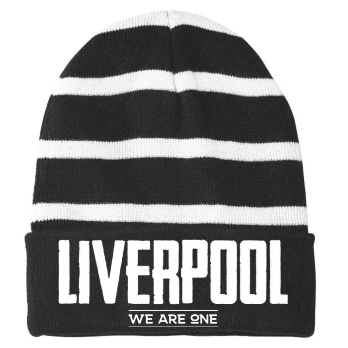 Liverpool Striped Beanie with Solid Band