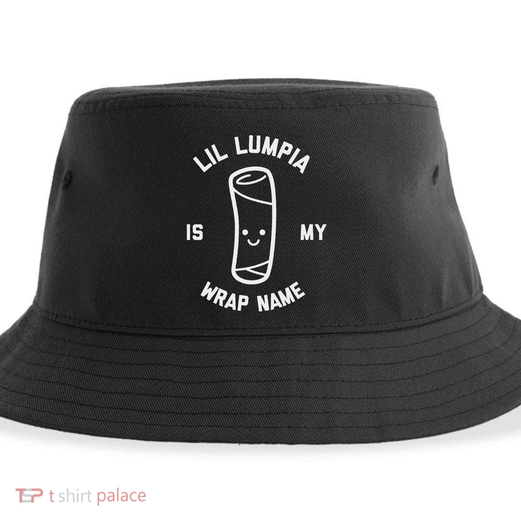 Lil Lumpia Is My Wrap Name Funny Food Sustainable Bucket Hat