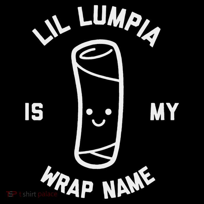 Lil Lumpia Is My Wrap Name Funny Food 7-Panel Snapback Hat