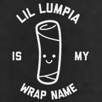 Lil Lumpia Is My Wrap Name Funny Food Adult Drive Performance Visor