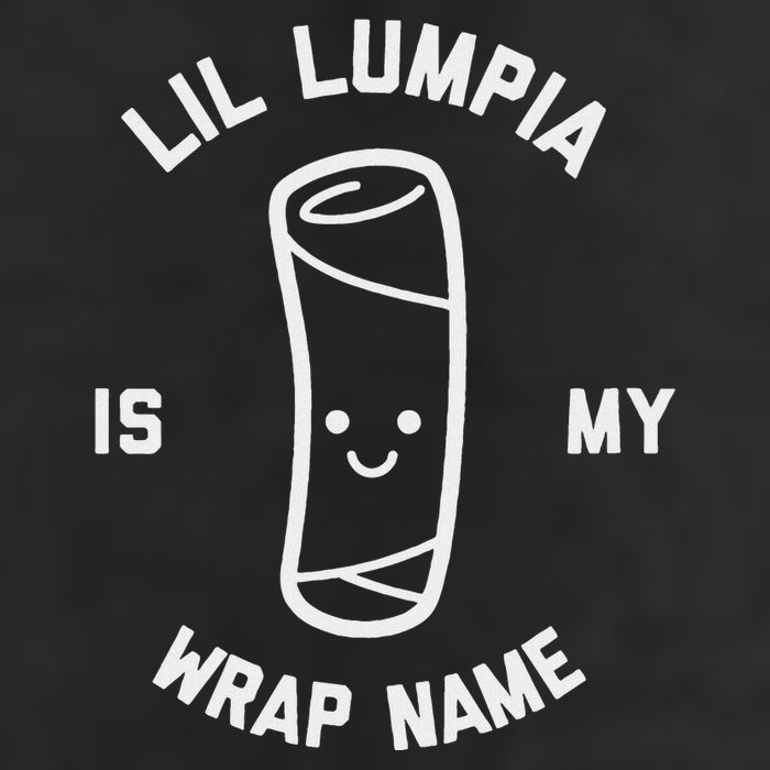 Lil Lumpia Is My Wrap Name Funny Food Adult Drive Performance Visor