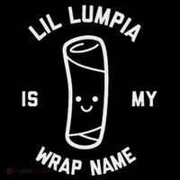 Lil Lumpia Is My Wrap Name Funny Food Drawstring Bag