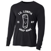 Lil Lumpia Is My Wrap Name Funny Food Cooling Performance Long Sleeve Crew