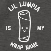 Lil Lumpia Is My Wrap Name Funny Food Vector Backpack
