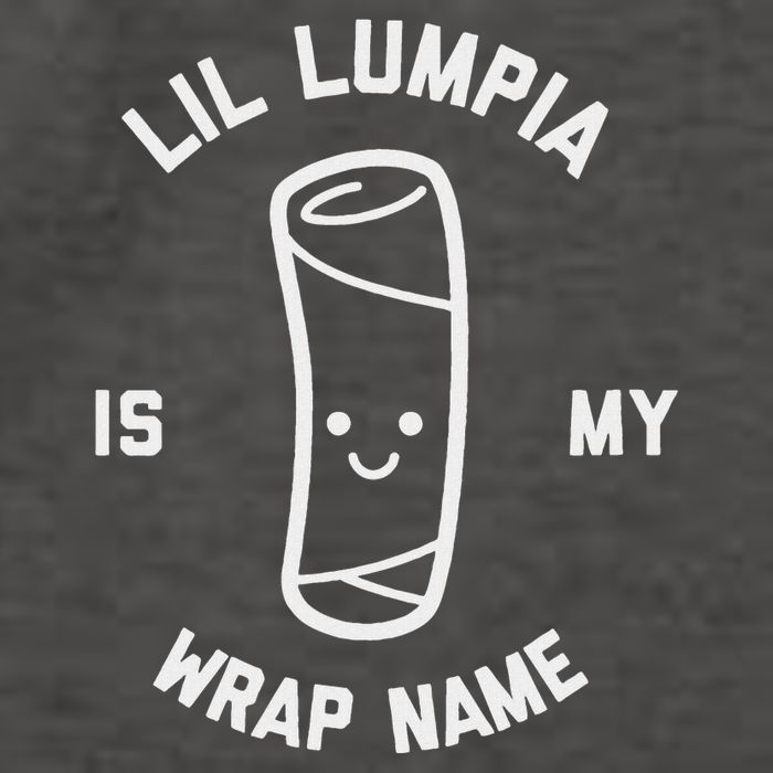 Lil Lumpia Is My Wrap Name Funny Food Vector Backpack