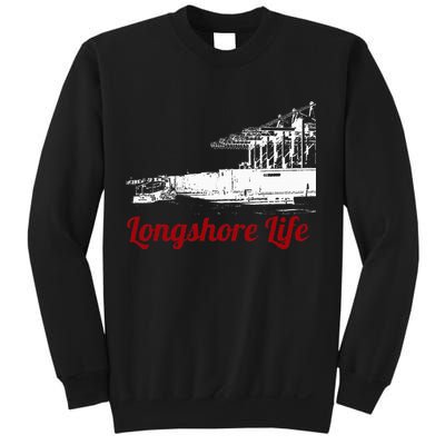 Longshore Life Ilwu Cranes Containers Utr Sweatshirt