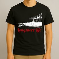 Longshore Life Ilwu Cranes Containers Utr T-Shirt